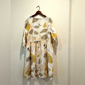 Tradlands Nova Dress Size M | Linen Blend Perfect for Summer | Plus Size Fit